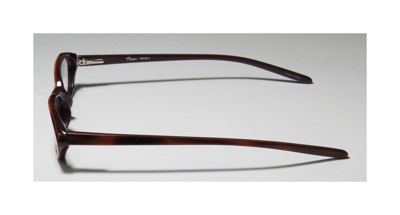 THALIA SODI Thalia Dahila For Ladies/Women Designer Full-Rim Shape Spring Hinges Plastic Temples Stunning Eyeglasses/Spectacles (51-16-140, Havana/Plum) - Image 4