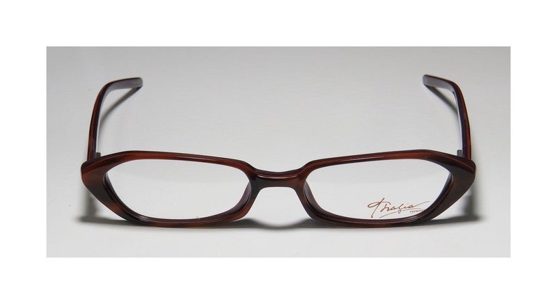 THALIA SODI Thalia Dahila For Ladies/Women Designer Full-Rim Shape Spring Hinges Plastic Temples Stunning Eyeglasses/Spectacles (51-16-140, Havana/Plum) - Image 3