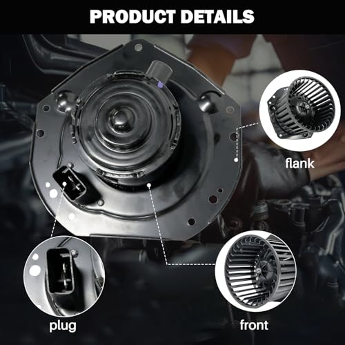 Aspligo 700092 AC Heater Blower Motor Fan Fit for Chevy Astro 1996-2005，Blazer 1995-2002, S10 1994-2004，for GMC Safari 1996-2005, Sonoma 1994-2004，19179474, 3010064, 15-81128 - Image 3