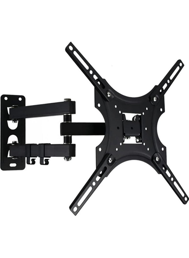 Tilt & Swivel TV Wall Mount - Heavy Duty Steel Bracket for 32-55" LED, LCD, Flat & Curved TVs, 70 lbs Capacity, VESA 400x400 - Image 1