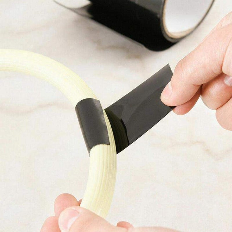 SHULABH CREATIVE SHULABH CREATIVE Waterproof Flex Seal Super Strong Adhesive Sealant Tape for Any Surface Stops Leaks Large Black  - Image 3