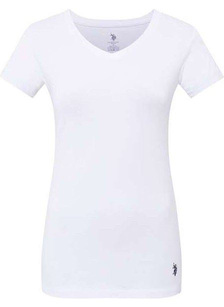 BASE. Polo Assn. Women's White Short Sleeve V-Neck T-Shirt 66004 - pzsku/Z4F2BAC2D20551EC6BA3EZ/45/_/1730513483/2b016413-01f6-4061-9071-a6ef9cb0ce2a