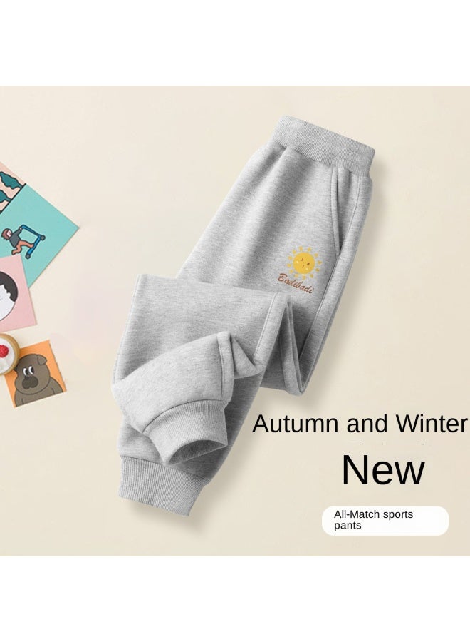 Badibadi Children's Casual Sweatpants, 2025 Autumn New Style, Boys' Durable Pants, Large Kids' Loose Sports Trousers, Autumn Clothing - Image 2