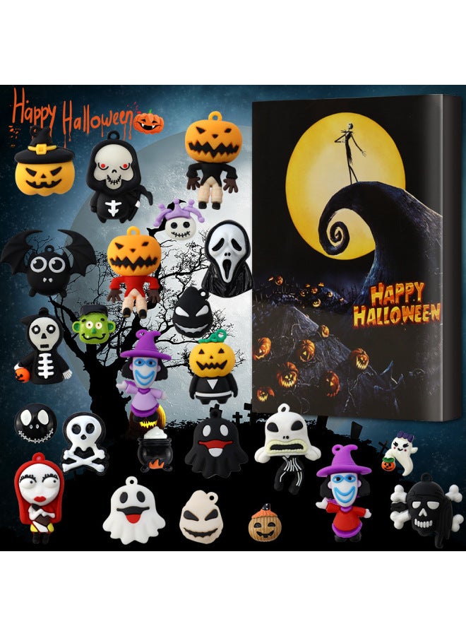 Loquat 2023 Cross Border  Countdown Calendar Box Cry Night  Gothic Doll 24 Gift Blind Box-color: Blind Box Type B (old Style) - Image 2