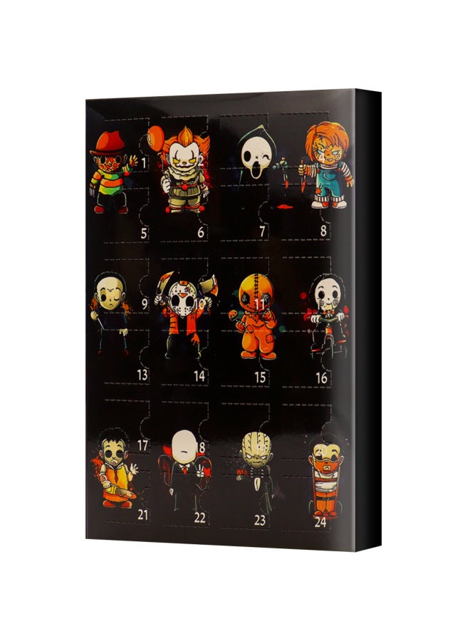 Loquat 2023 Cross Border  Countdown Calendar Box Cry Night  Gothic Doll 24 Gift Blind Box-color: Blind Box Type B (old Style) - Image 1