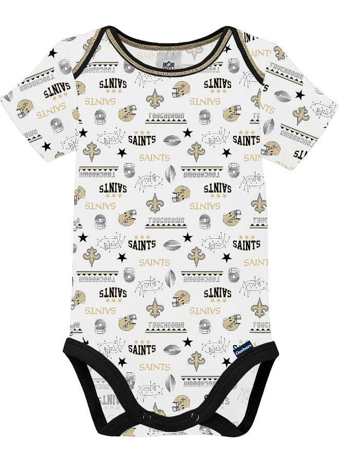 Gerber NFL Baby Boys 3 Pack Short Sleeve Bodysuit  - Image 2