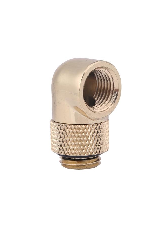 Thoraya Tube Fitting Computer Water Cooling G1/4 Thread 90° Elbow Connector 360° Rotation  - Image 4