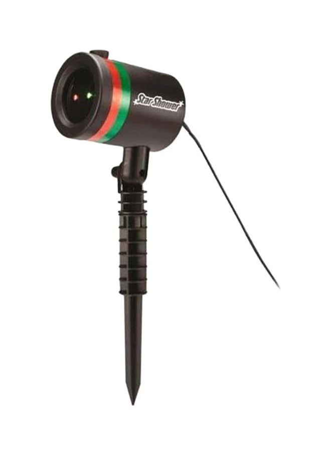 NIBEMINENT Outdoor Laser Projector Spotlight Black/Red/Green 12x21cm  - Image 1