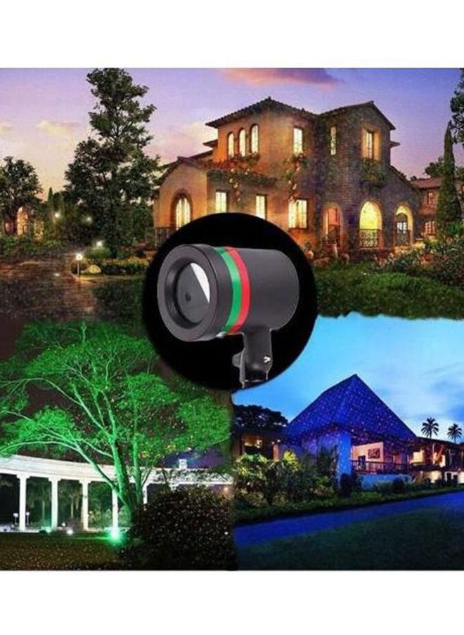 NIBEMINENT Outdoor Laser Projector Spotlight Black/Red/Green 12x21cm  - Image 2