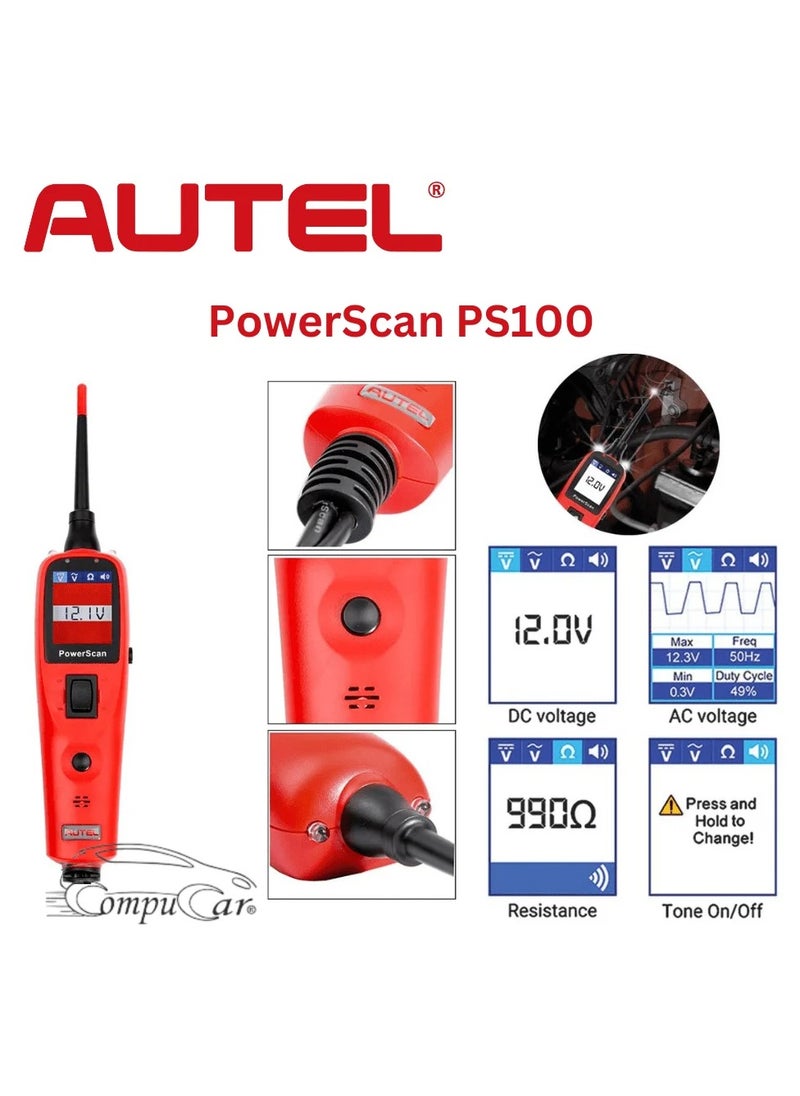 Autel - PS100 جهاز فحص كهرباء السيارات اوتيل باور سكان - Image 1