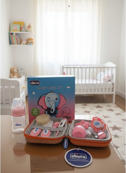 طقم العناية للاطفال - (شيكو 14 قطعة)