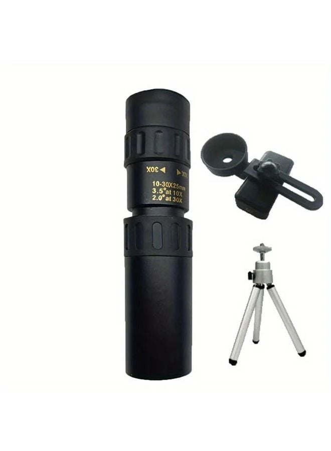High Power Zoom Monocular Telescope With Tripod And Phone Holder - Image 1