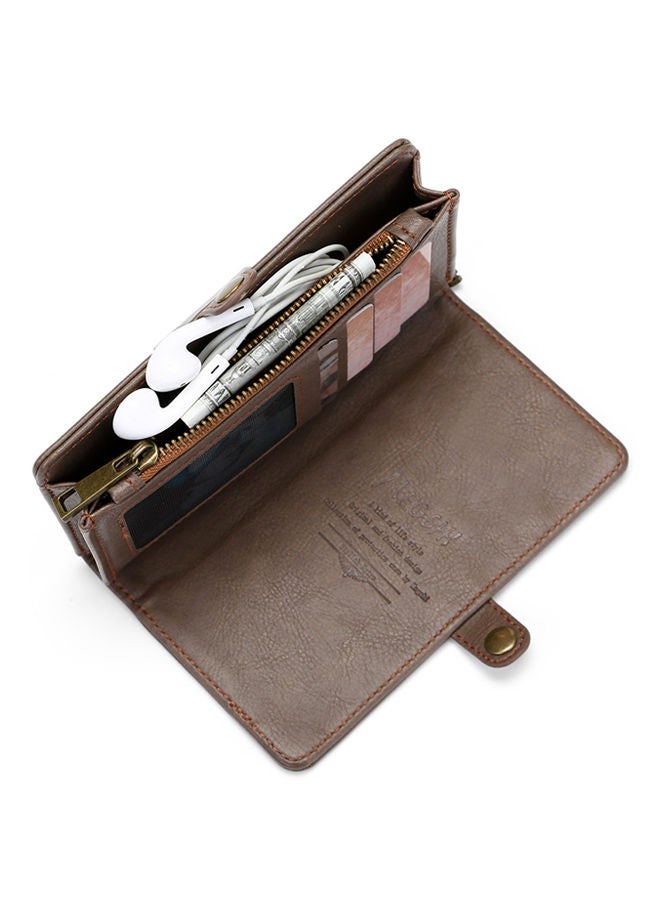 نيبمينينت غطاء حماية واقٍ مع جيب للبطاقات لهواتف أبل آيفون 6/ 6S بني - Image 2