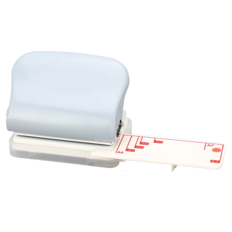 Kw-trio 3 Hole Paper Punch 5 Sheet Capacity All Metal Body - 5.5 mm Hole Diameter Adjustable DIY Punching for B5 A4 A5 A6 A7 Flipcharts - Image 5