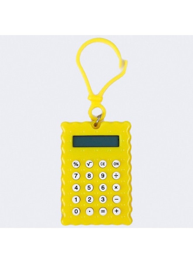 Student Mini Calculator Exam High Color Value Calculator Cute Keychain Biscuit Maze Computer