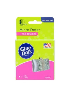 Glue Dots Micro Dots Double Sided Permanent 1/8" 325 Dots Diamond Painting Pen Glue Diy Craft Glue Tape Sticky Adhesive Glue Points Liquid Hot Glue Alternative Clear  - Image 1