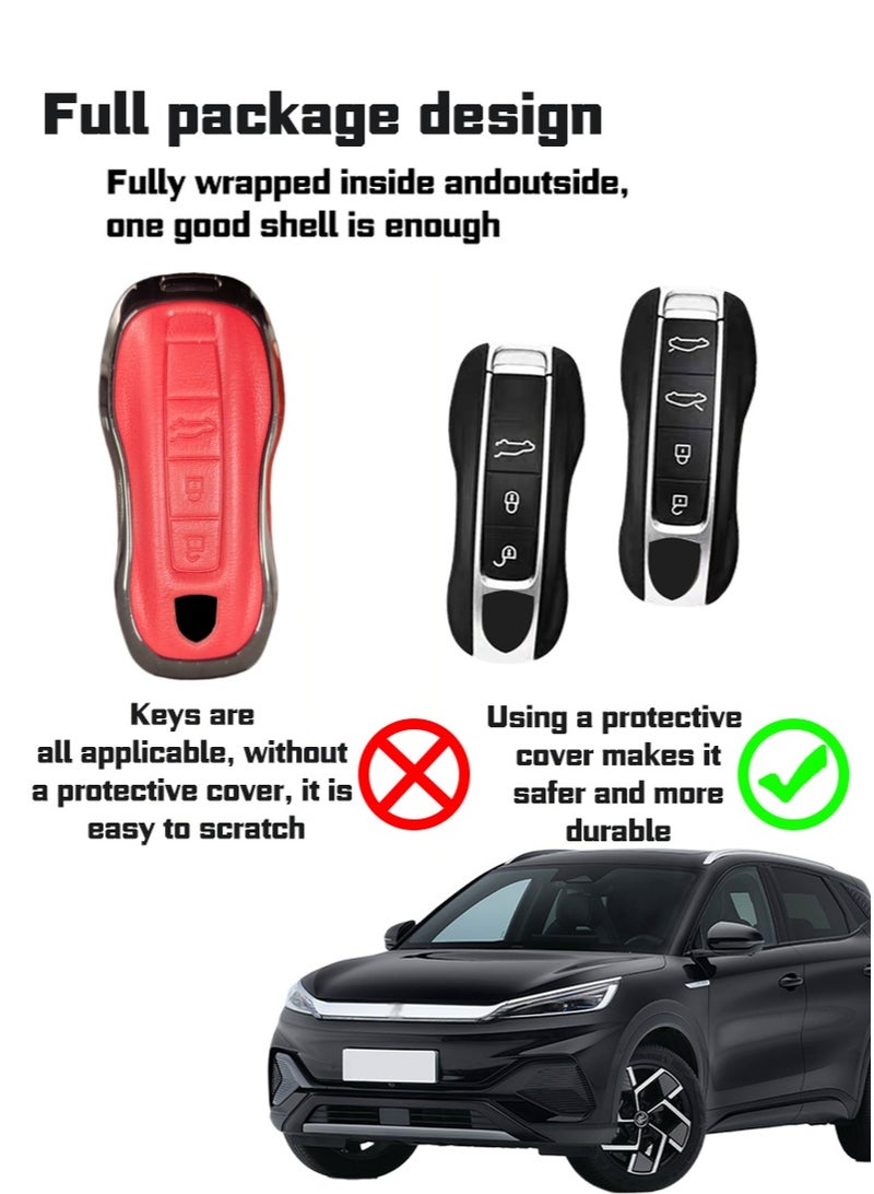 Porsche Car key bag, suitable for Porsche car key protector, perfectly wraps car keys, high-end, wear-resistant and fashionable. - Image 2