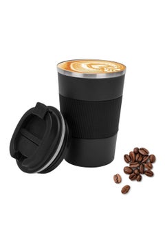 يوفو كوب قهوة معزول للسفر / 380 م / أسود  - Image 1
