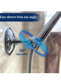 KASTWAVE Shower Head Holders,360°Rotation Adjustable Shower Bracket,Adjustable Removable Shower Head Mount, Vacuum Suction Cup  - Image 3