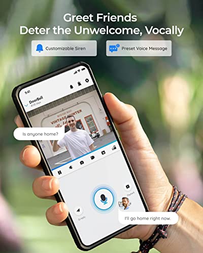 REOLINK Video Doorbell WiFi Camera - Wired 2K Outdoor, 5G&2.4G WiFi, 4:3 Wide View Angle, Smart Detection, Local Storage, No Subscription Front Door Home Security, Customized Chime V2 - Image 3