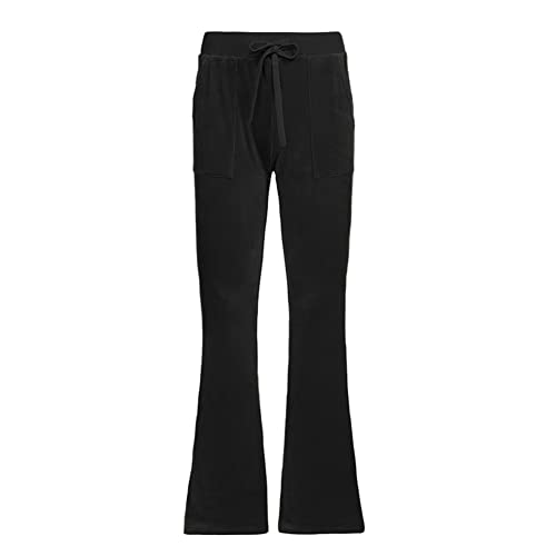 HBER Women's 2 Piece Velour Tracksuit Set Solid Color Long Sleeve Zipper Cropped Jacket and Sweatpants Y2K Sweatsuit Set - Image 4