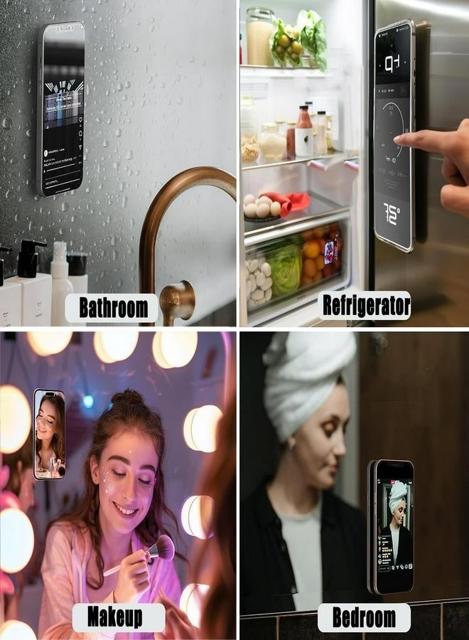 SQNCHN 4-Pack Premium Double-Sided Silicone Suction Phone Mount – Innovative Hands-Free Holder with Strong Grip for Selfies & Videos, Non-Slip, Fits iPhone & Android – 4 Stylish Colors  - Image 4