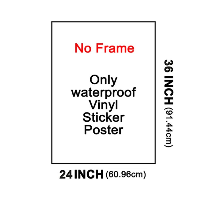 wallpics Lord Shrinathji Nathdwara Hindu Religious Vinyl Sticker Poster II 60cm x 90cm unframed II jican70053 - Image 2