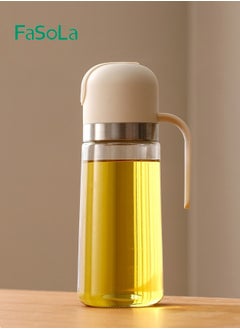 Fasola Kitchen 500ml Glass Oil Jar Large Capacity Leak-proof Seasoning Bottle Oil Jar Gravity Oil Jar  - Image 4