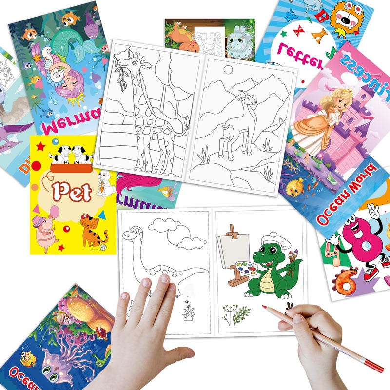 Kalysky 20Pack Coloring Books for Kids Ages 4-8 (5.1 x 7 inch),Mini Coloring Books for Kids Party Favors,Bulk Coloring Books for Kids Ages 2-4 - Image 4