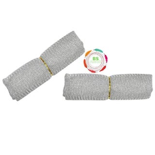 BS AMOR Net Fabric Tulle for Gift Wrapping Multicoloured Trousseau Packing Party Hall Decoration Bouquet Car Christmas Birthday Decoration Length 10 Meter Silver - pzsku/Z4F2D31BE4AAC697B3740Z/45/1746562137/27ac3c87-ce3b-4caf-a4dd-e8df7ffc8d85