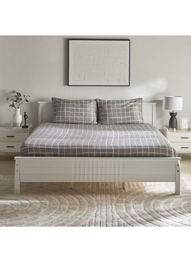 Home Box Matrix 3-Piece Acron King Flat Sheet Set 240 x 240 cm  - Image 3