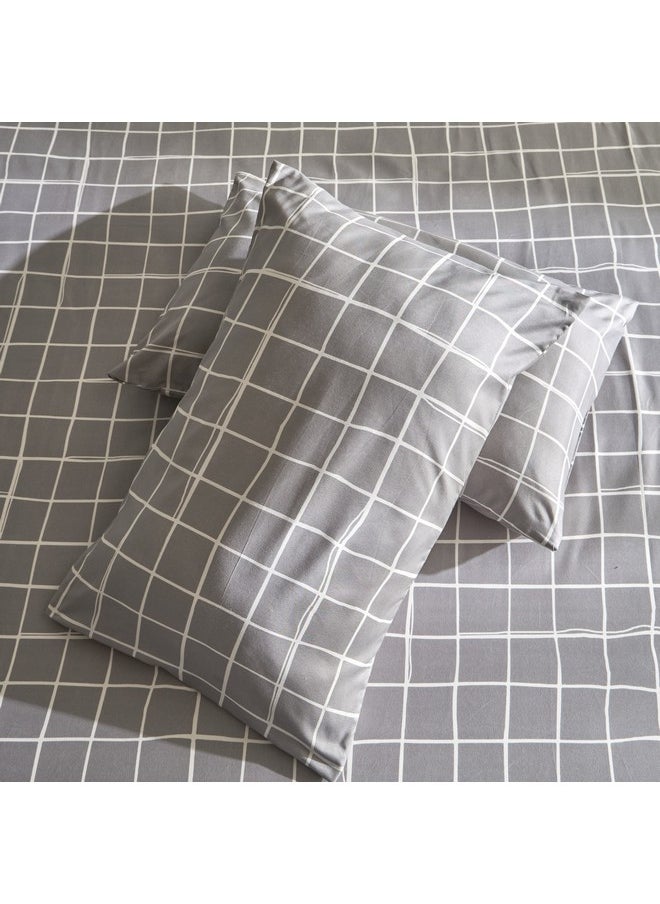 Home Box Matrix 3-Piece Acron King Flat Sheet Set 240 x 240 cm  - Image 4