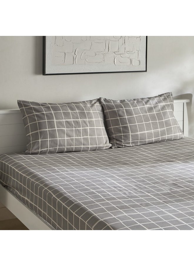 Home Box Matrix 3-Piece Acron King Flat Sheet Set 240 x 240 cm  - Image 2