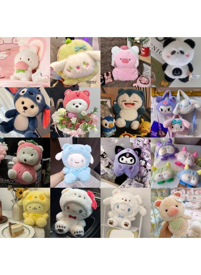 Generic - Cute Plush 8-inch Doll Machine Plush Toy Doll Flow Catch Doll Wedding Throw Gift Doll-Color:Teletubbies-Height:25cm - Image 1