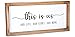 MAINEVENT MAINEVENT This is Us Sign - Rustic Farmhouse Decor for the Home Sign - Wall Decorations for Living Room, Modern  - Image 2