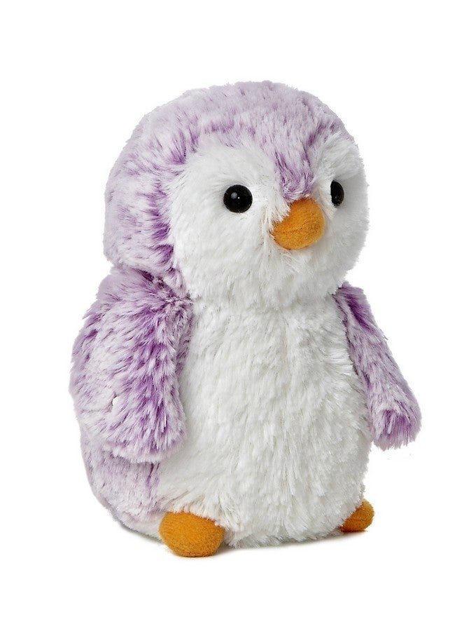 Aurora® Playful Pompom Penguin™ Brights Stuffed Animal - Vibrant Companions - Endless Fun - Violet 6 Inches - Image 2