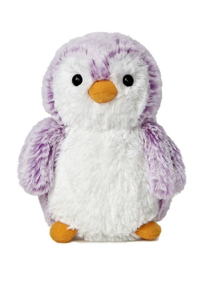 Aurora® Playful Pompom Penguin™ Brights Stuffed Animal - Vibrant Companions - Endless Fun - Violet 6 Inches - Image 1