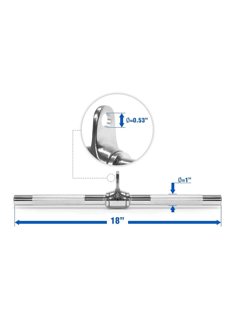 ULTIMAX Straight Bar Cable Exercise Attachments  - Image 2