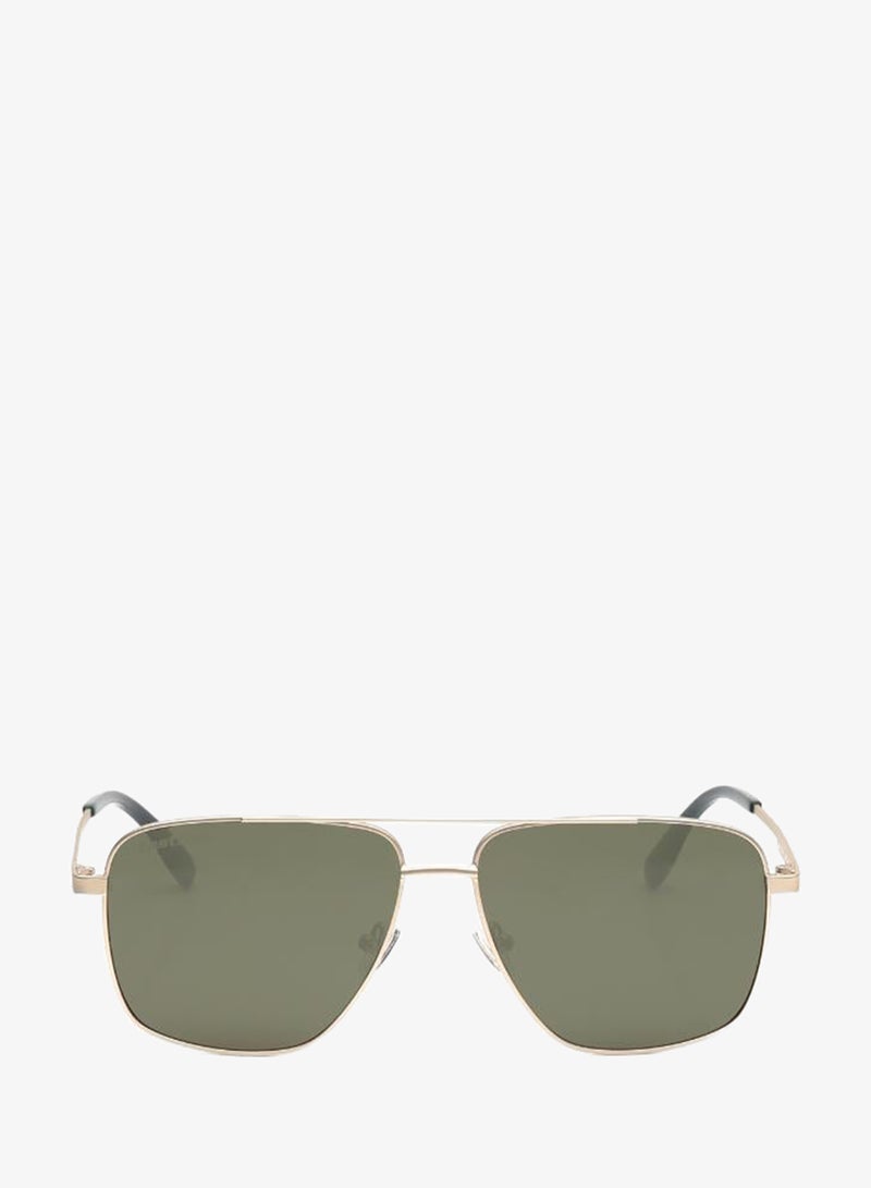 fastrack Polarized Sunglasses Gold Frame Green Mirror Lens 58mm  - M8036GR3PV - Image 2