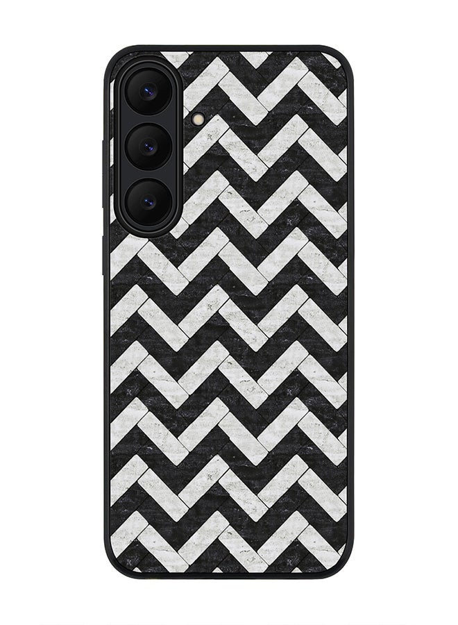 Stylizedd For Samsung Galaxy S25 FE Case,Slim fit Camera Protection, Shockproof Thin Phone cover  - Chevron Tiles