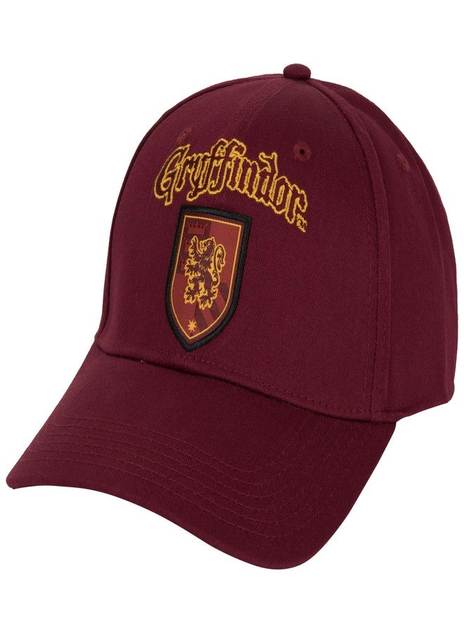Jerry Leigh Harry Potter Gryffindor Crest Baseball Cap Red - Image 1