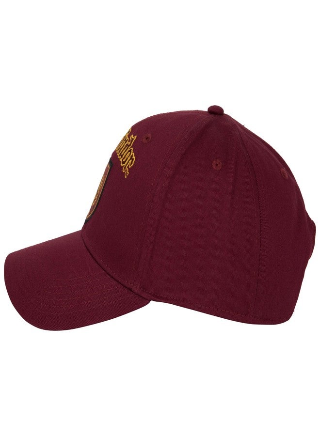 Jerry Leigh Harry Potter Gryffindor Crest Baseball Cap Red - Image 3