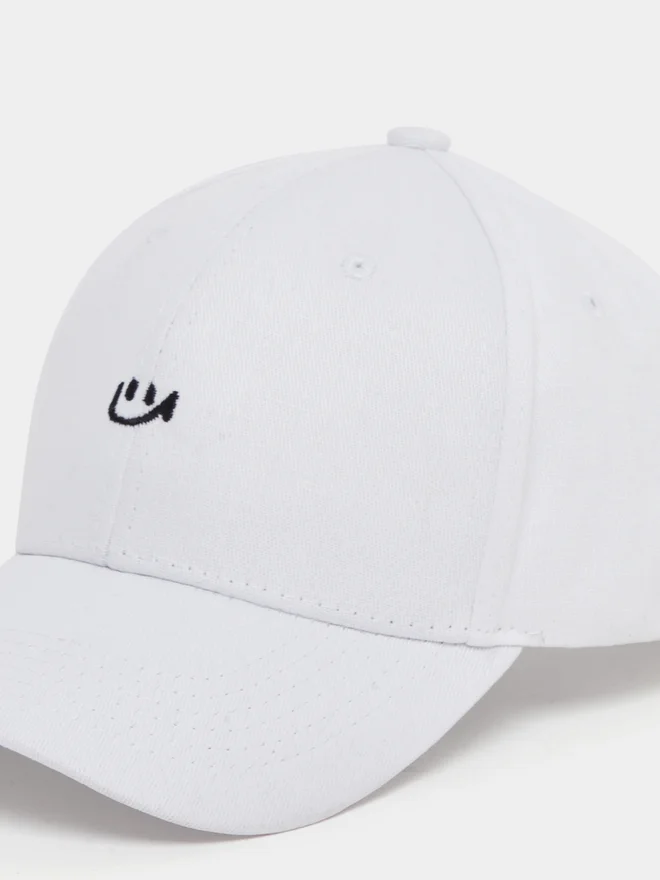 Styli Styli Embroidered Smile Baseball Cap