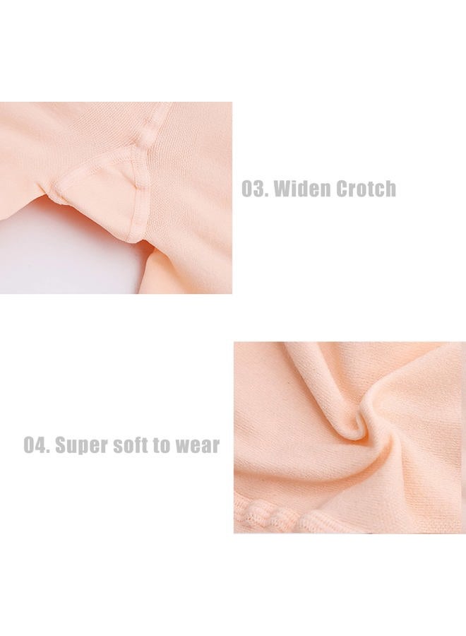 MdnMd 3 Pack Transition Footless Ballet Legging Stocking Pantyhose Dance Ballet Tights for Toddler Girls (Ballet Pink, Child Age 4-6) - Image 5