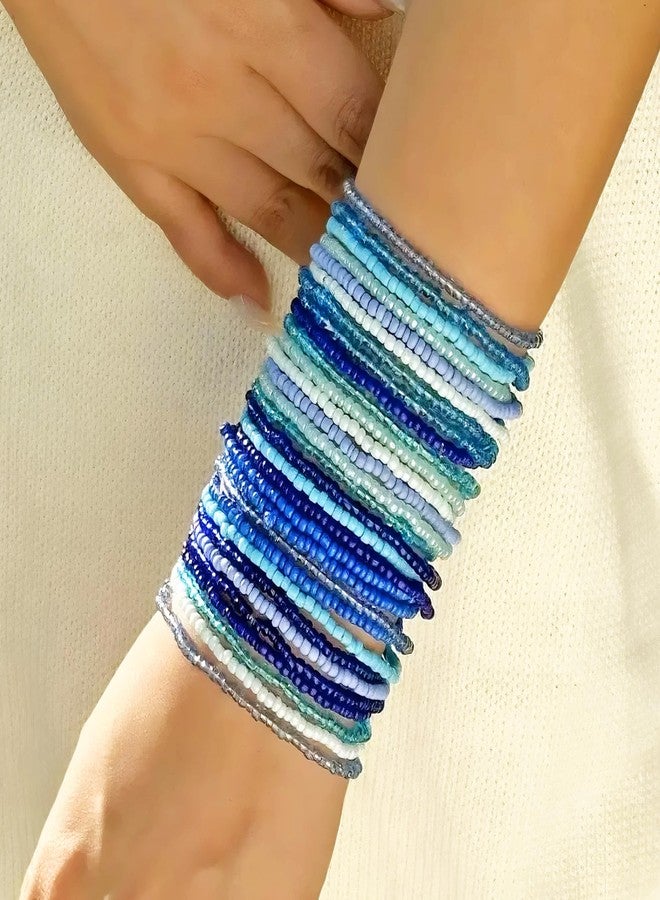 72ore Boho Bracelets for Women Colorful Beaded Bracelets Stack Boho Jewelry Dresses Colorful Jewelry for Women - Image 2