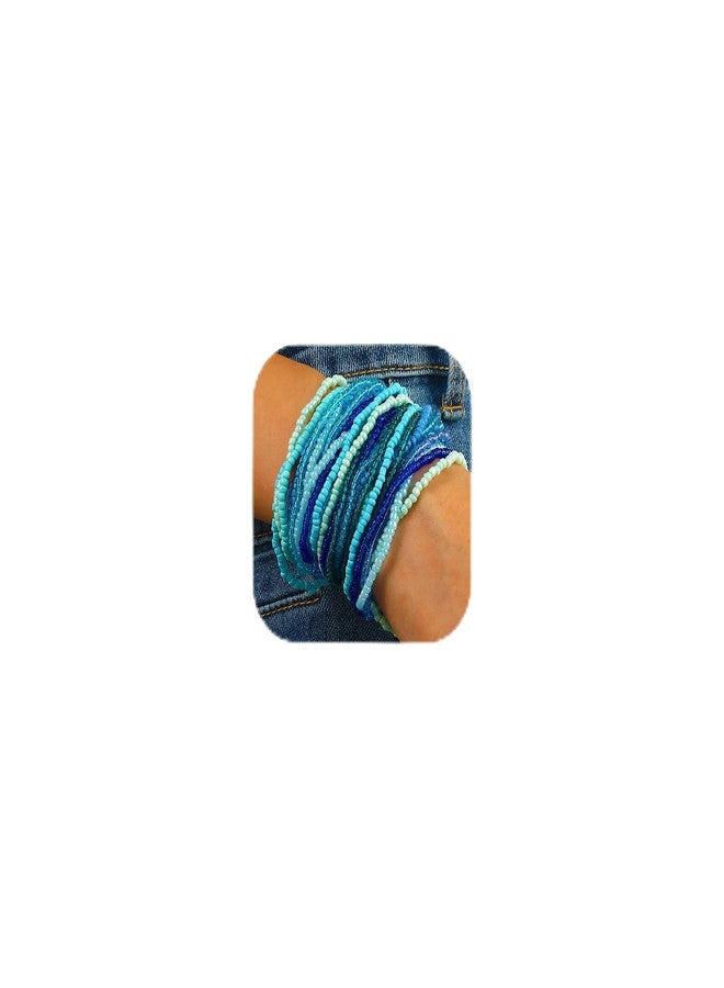72ore Boho Bracelets for Women Colorful Beaded Bracelets Stack Boho Jewelry Dresses Colorful Jewelry for Women - Image 1