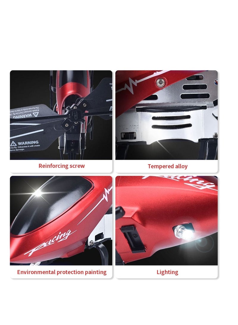 AROAQ USB Charging Helicopter With LED Light Aircraft Toy for Children Remote Control Airplane  - Image 2