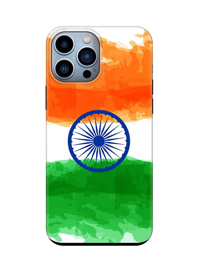 Stylizedd Tough Pro Series Case for Apple iPhone 14 Pro Max Dual Layer hybrid PC & TPU Customized Mobile Cover Shield with inner TPU protection Matte Finish - Blue Chakra