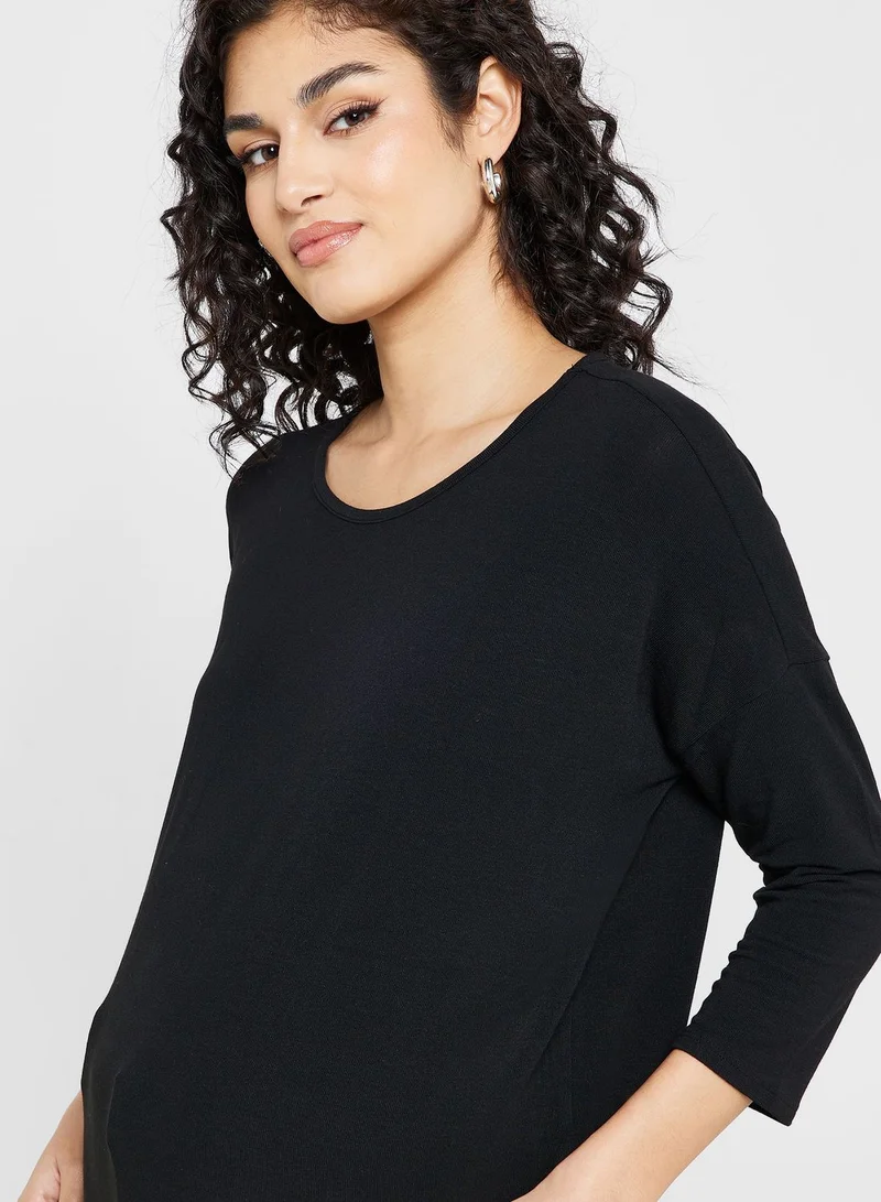 Only Maternity Crew Neck Top
