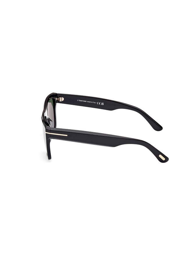 TOM FORD نظارات شمسية مربعة للرجال - TF1077 01N 55 - حجم العدسة: 55 مم - Image 3